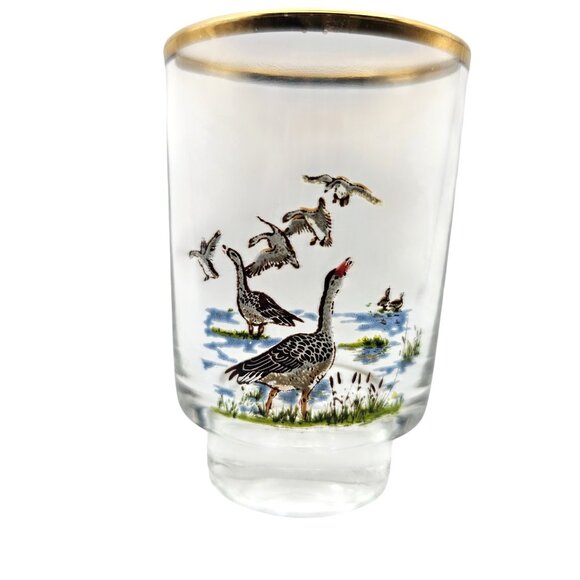 Vintage Ruhrglas Wildlife Shot Glasses Set Of 6 With Gold Rim Wildlife - Picture 12 of 12
